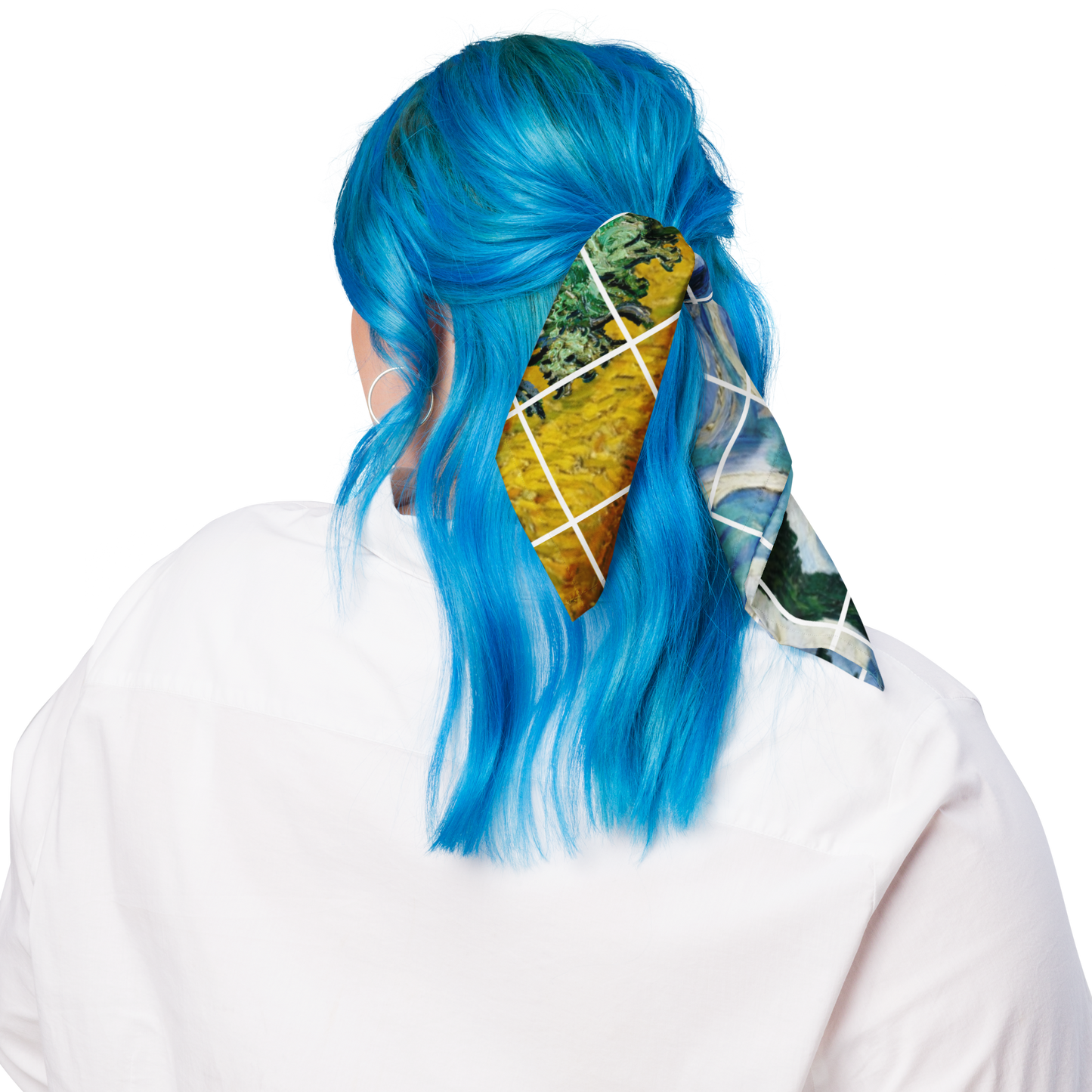 Van Gogh Collection - Wheatfield with Cypresses, Tiled - All-Over Print Bandana
