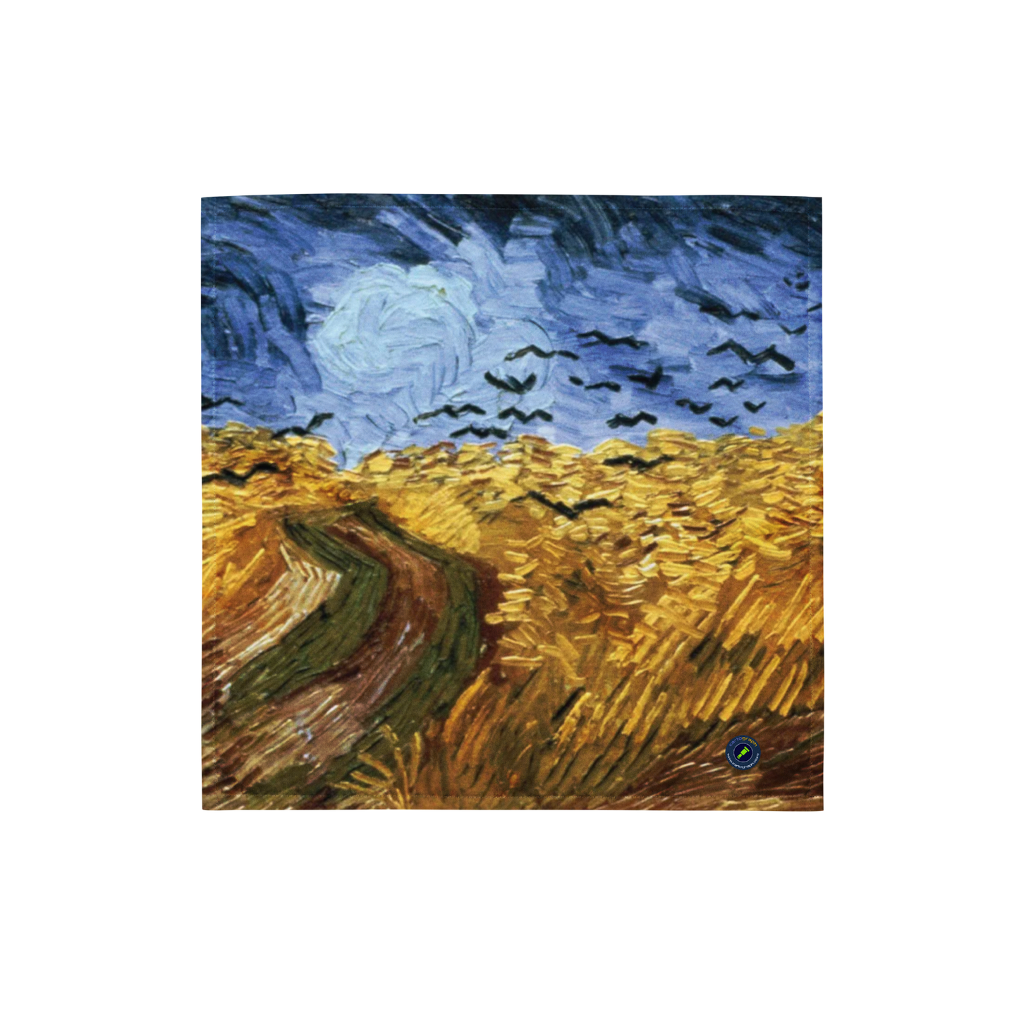 Van Gogh Collection - Wheatfield with Crows - All-Over Print Bandana