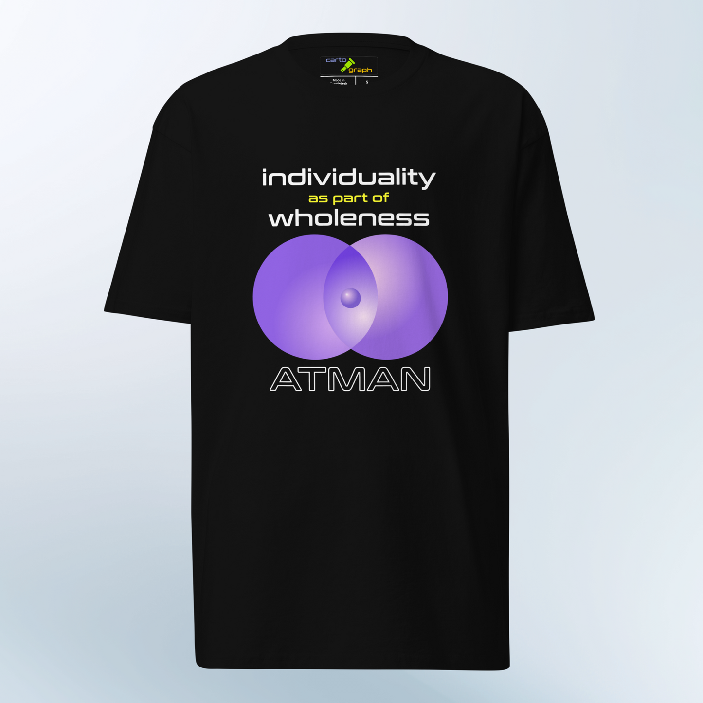 Quotes Series - Purple - Wholeness - Unisex Staple Black T-Shirt