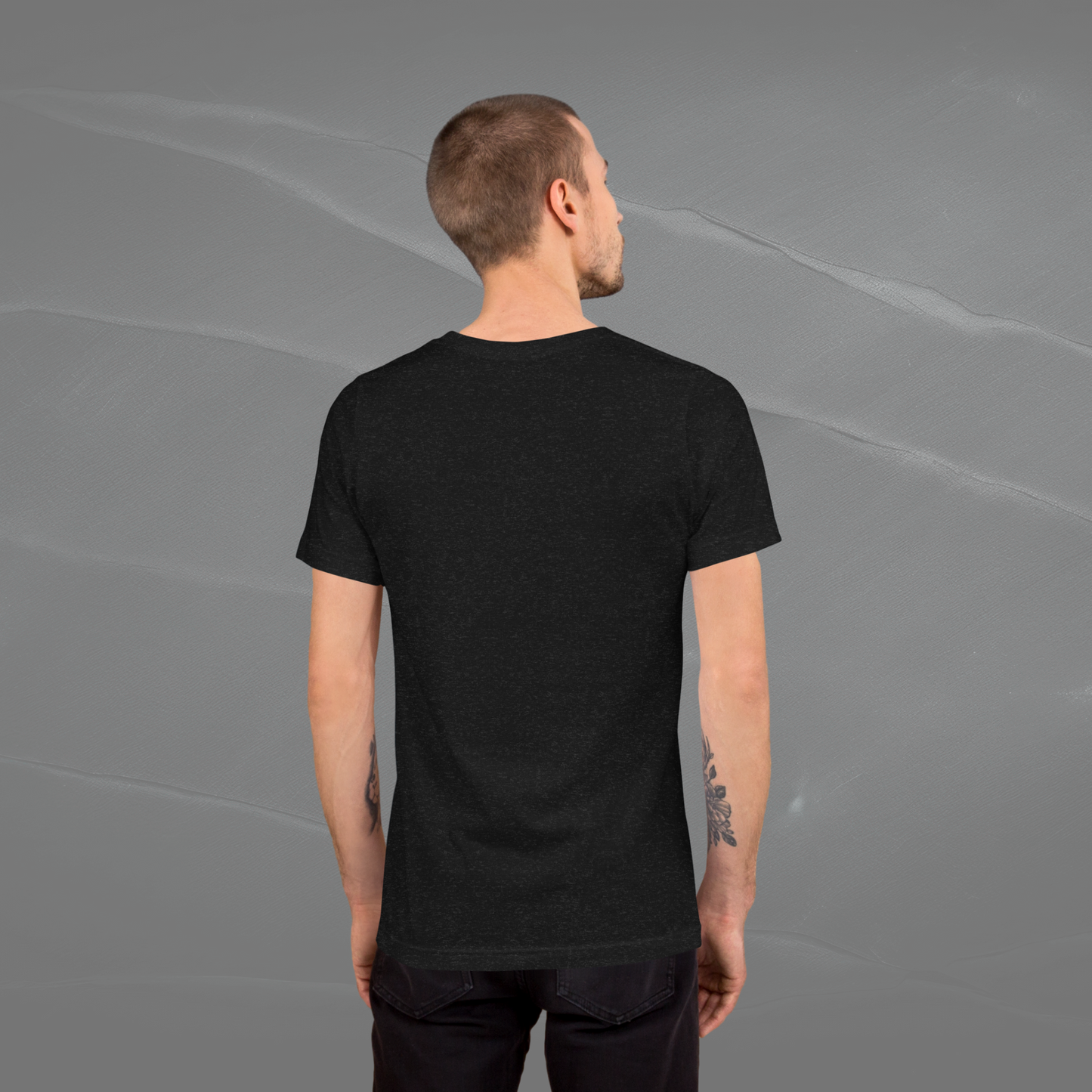 Quotes Series - Orange - Closeness - Unisex Staple Black T-Shirt
