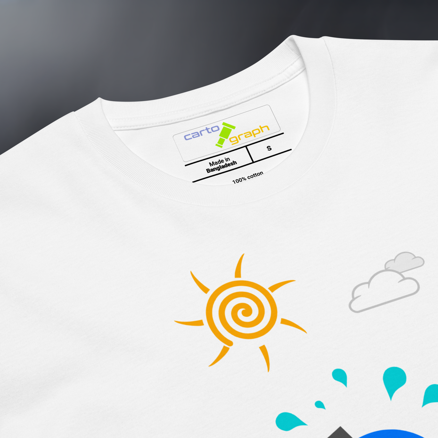 Vector Series - Beautiful Day - Unisex PREMIUM White T-shirt