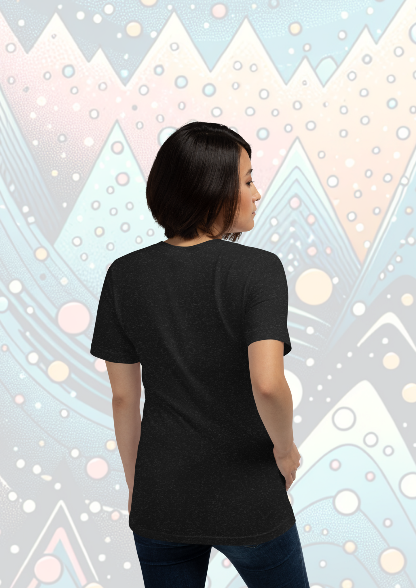 Quotes Series - Orange - Better Person - Black Unisex T-shirt