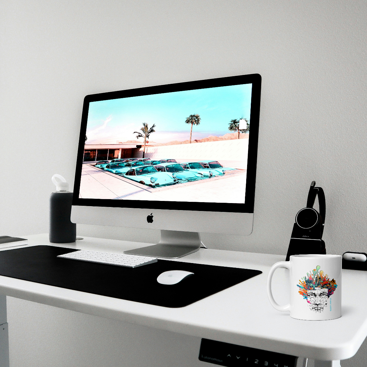 Vector Series - Open Mind - White Glossy Mug