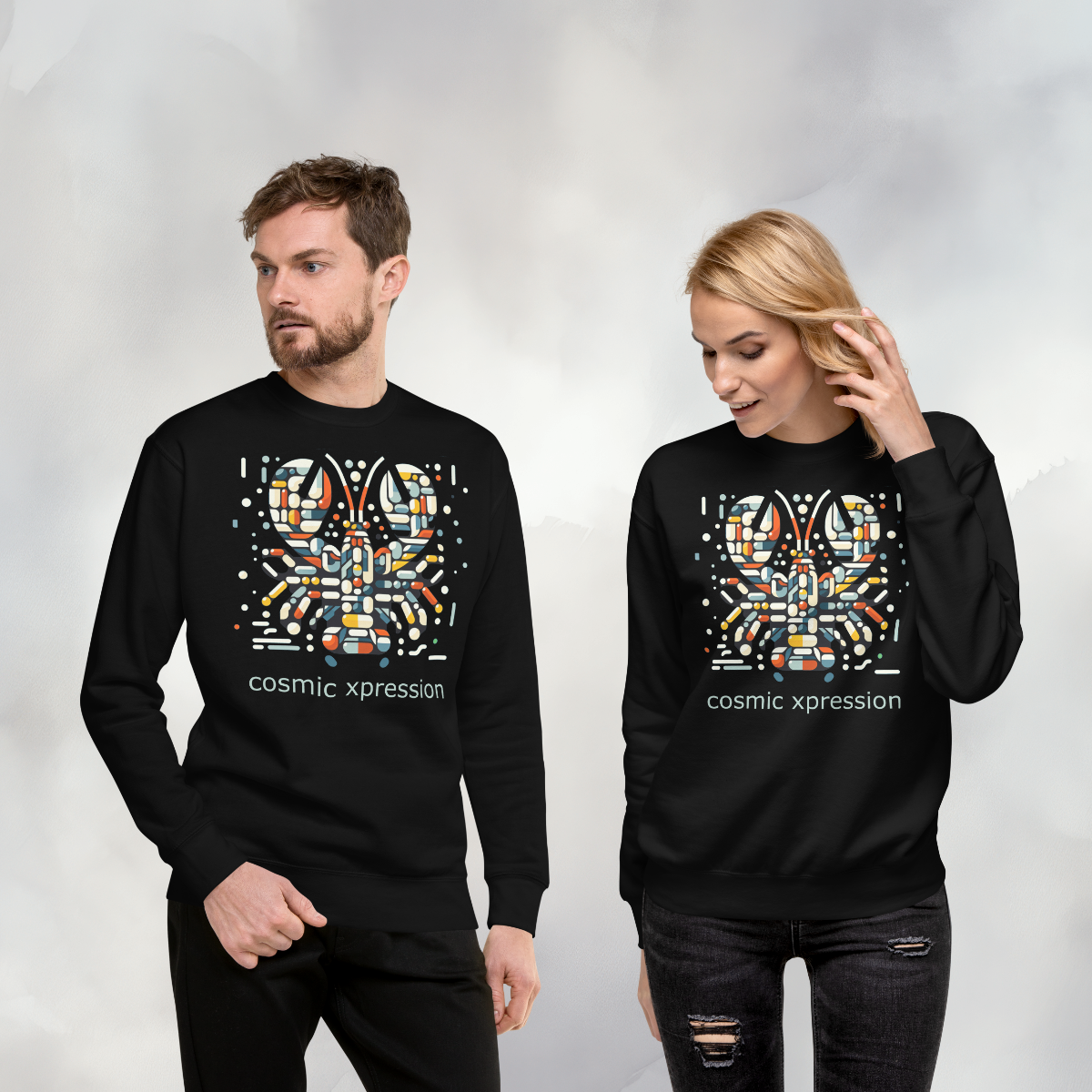 Cosmic Xpression Series - Lobster - Unisex Premium Sweatshirt