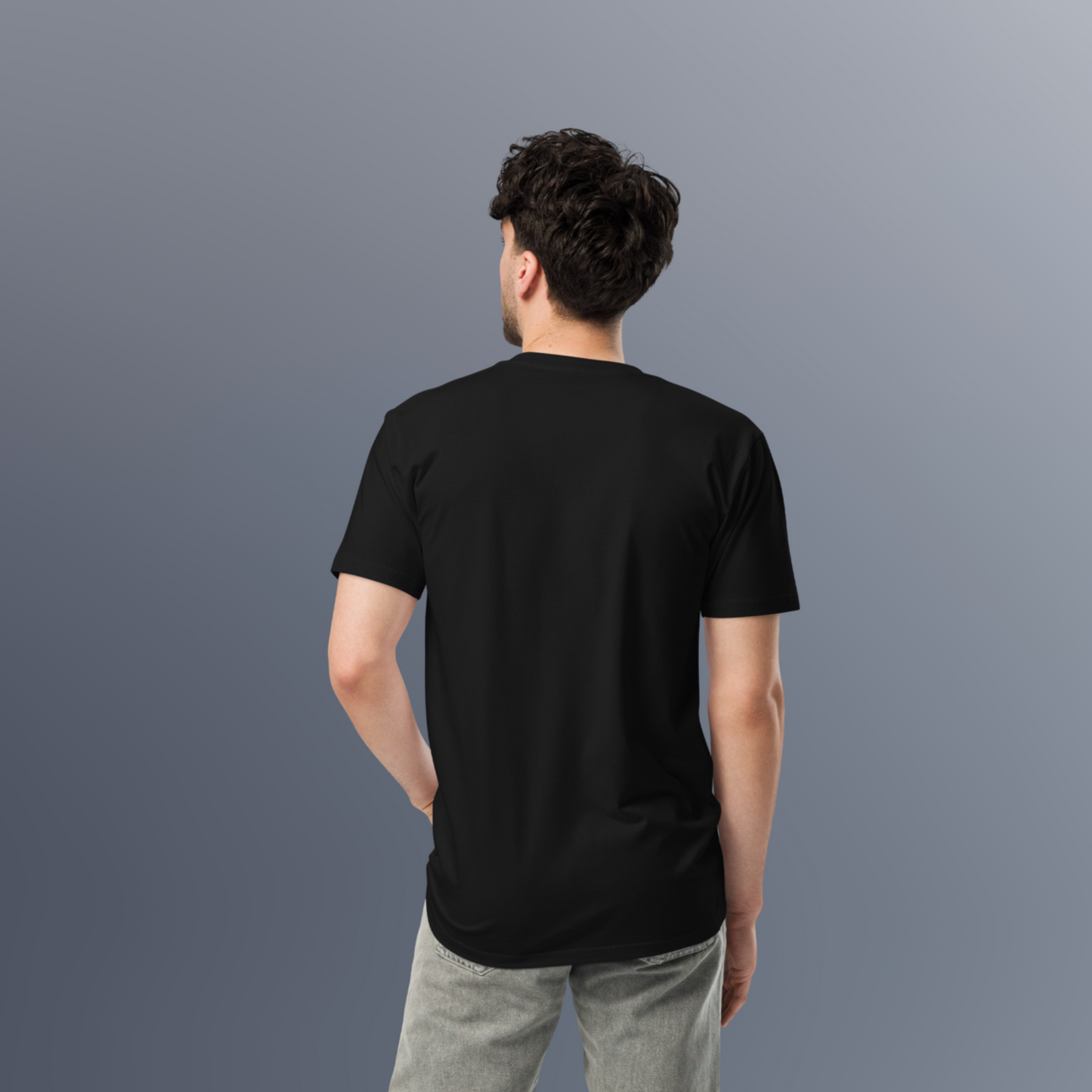 Vector Series - Flower of Life - Unisex Premium Black Tee Shirt