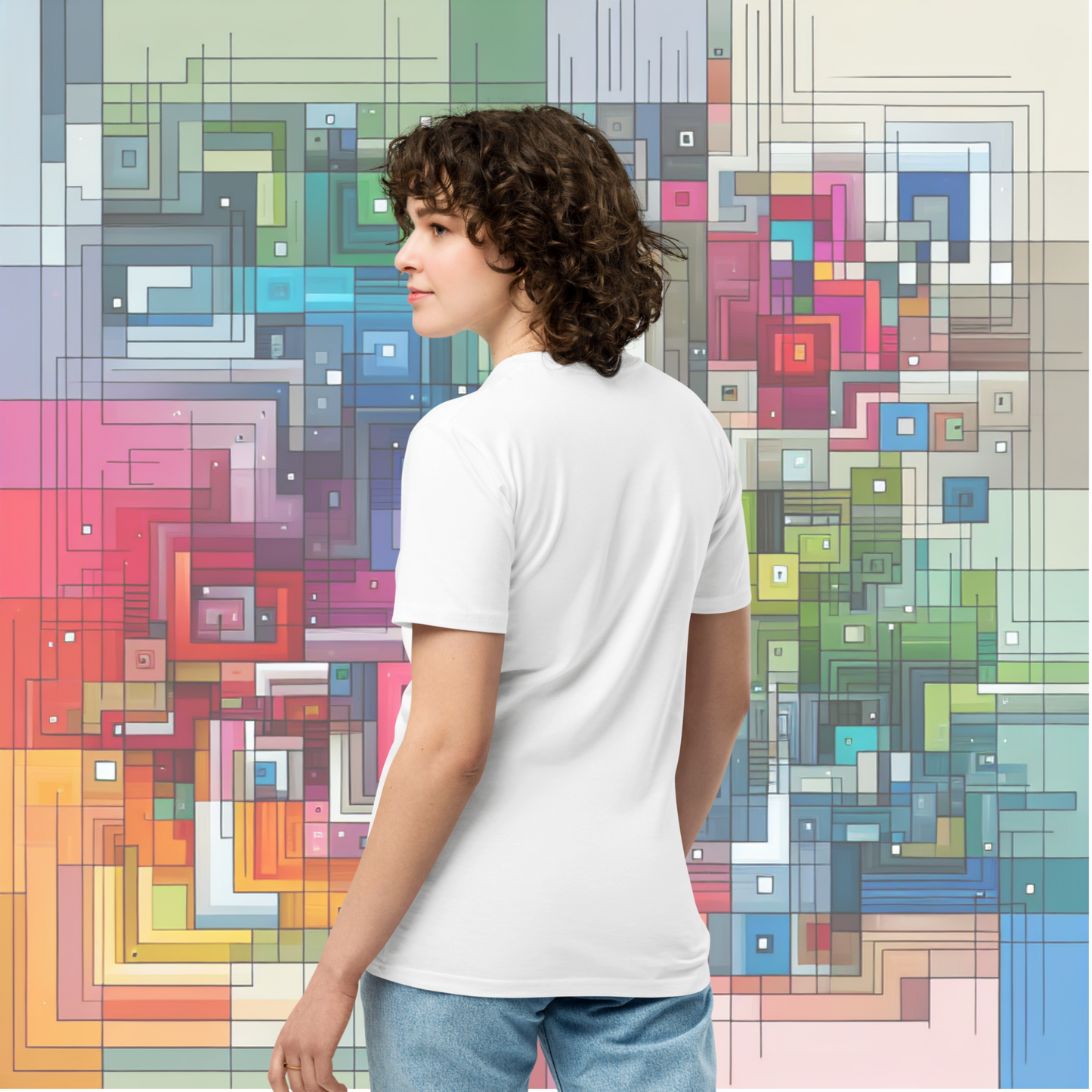 Vector Series - Be Free - Unisex PREMIUM White T-shirt