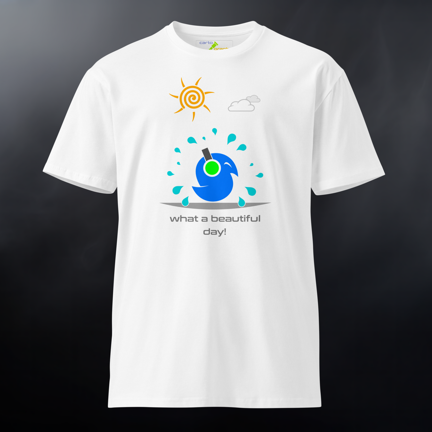 Vector Series - Beautiful Day - Unisex PREMIUM White T-shirt