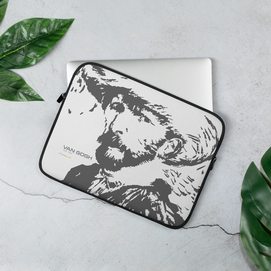Van Gogh Collection - Grey - Van Gogh Portrait - Laptop Sleeve