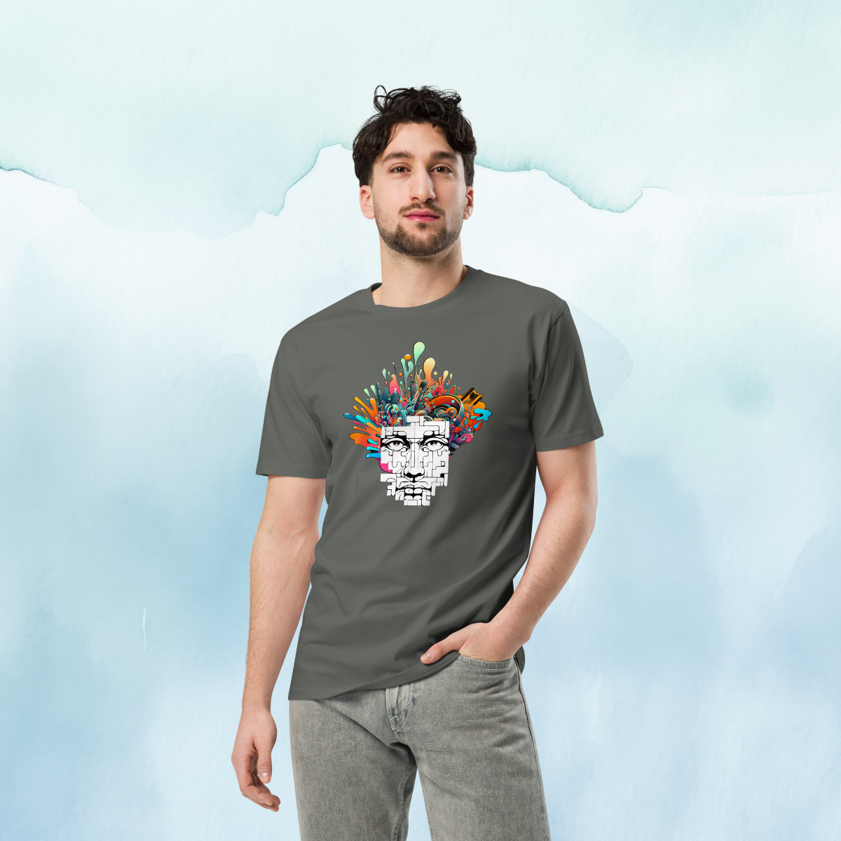 Vector Series - Open Mind - Unisex Premium T-shirt