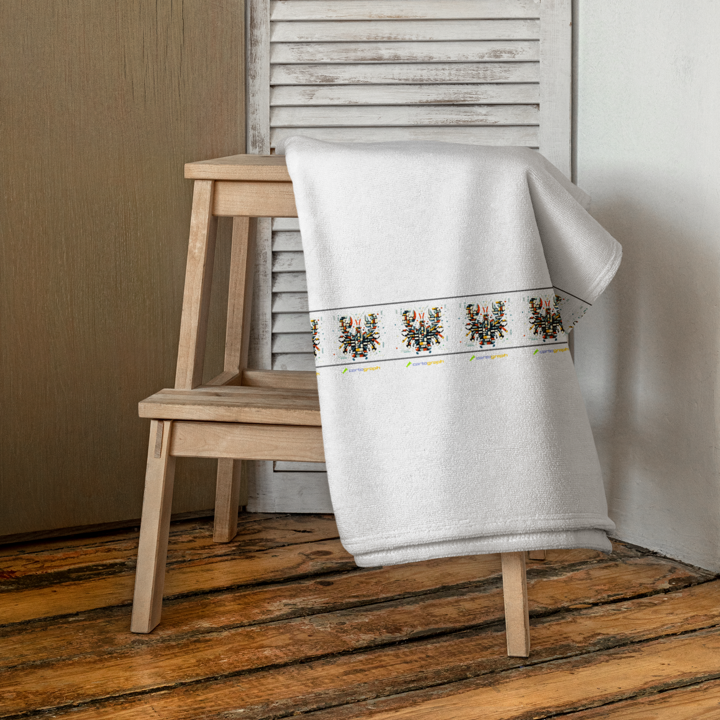 Cosmic Xpression Series - Lobster, Stip - Towel